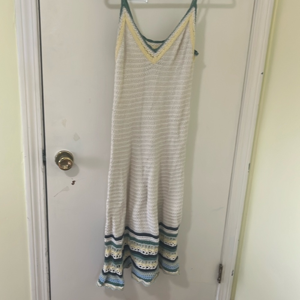 Crochet midi dress (needs repair!)